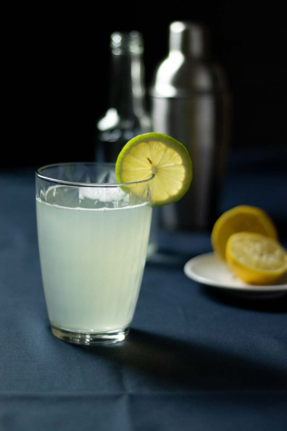 fructosearmer Gin Fizz mit Reissirup