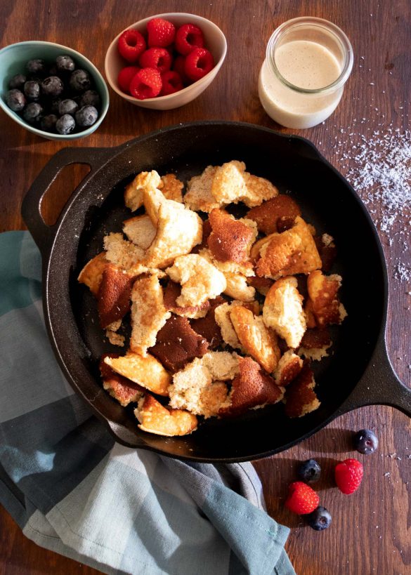 Kokos-Kaiserschmarrn | fructosefrei, laktosefrei, zuckerfrei