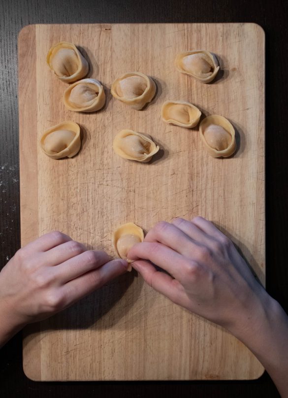 Kürbis-Tortellini mit Pilz-Sahnesoße | fructosearm, laktosefrei