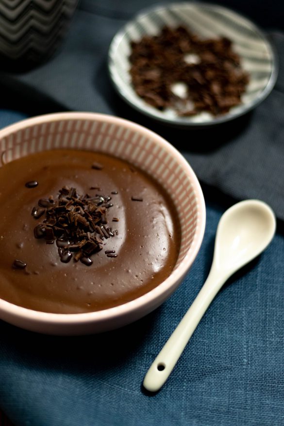 Schokopudding mit Rohkakao | zuckerfrei, laktosefrei, fructosefrei