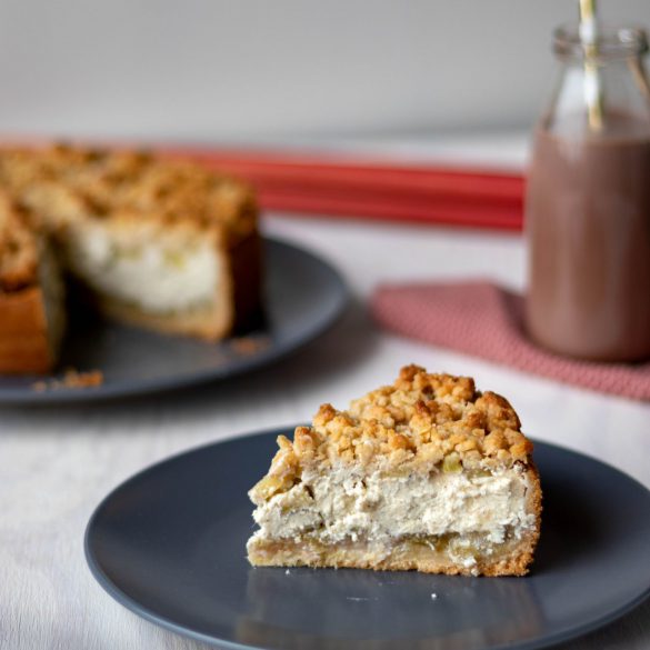 Fructosefreier Rhabarber-Quarkkuchen | laktosefrei |