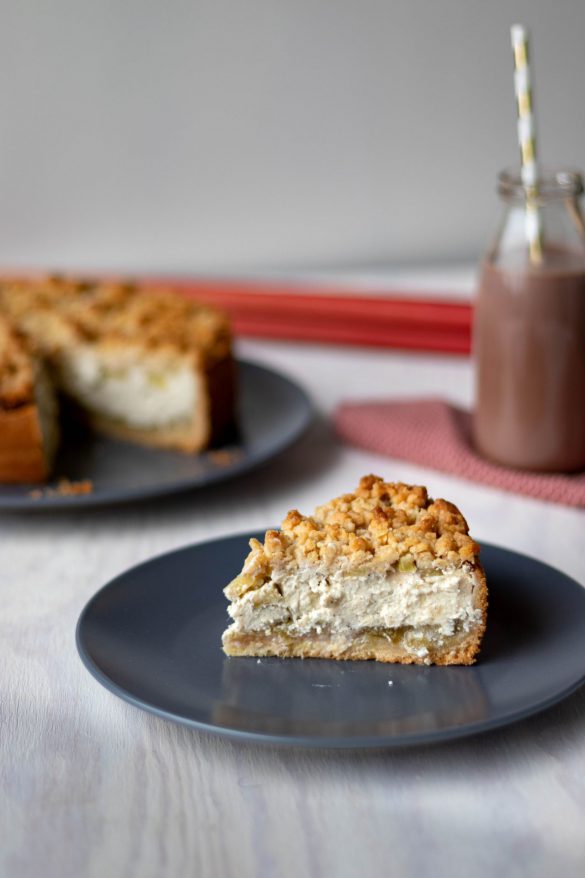 Rhabarber-Quarkkuchen Fructosefreier Rhabarber-Quarkkuchen | laktosefrei |