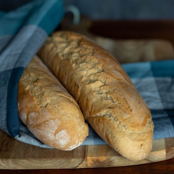 Einfaches Dinkelbaguette | fructosefrei, zuckerfrei, laktosefrei