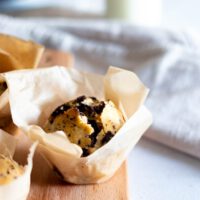 Fructosefreie Stracciatella-Muffins