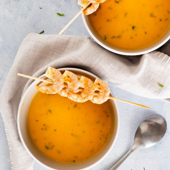 Fructosearme Kürbissuppe mit Kokosmilch