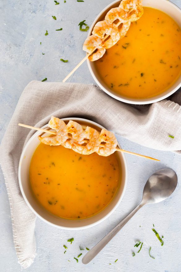 Fructosearme Kürbissuppe mit Kokosmilch