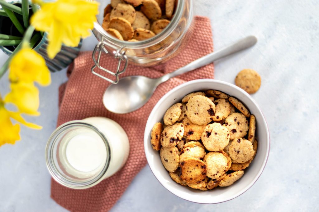 Fructosefreie Mini-Frühstücks-Cookies