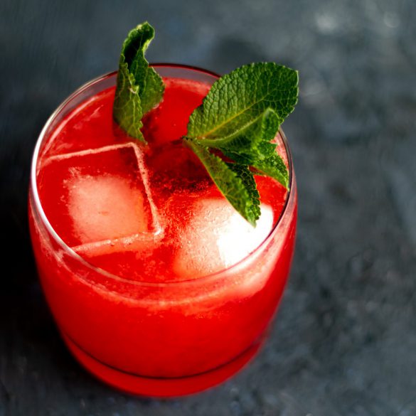 Fructosearmer Raspberry Fizz mit Gin