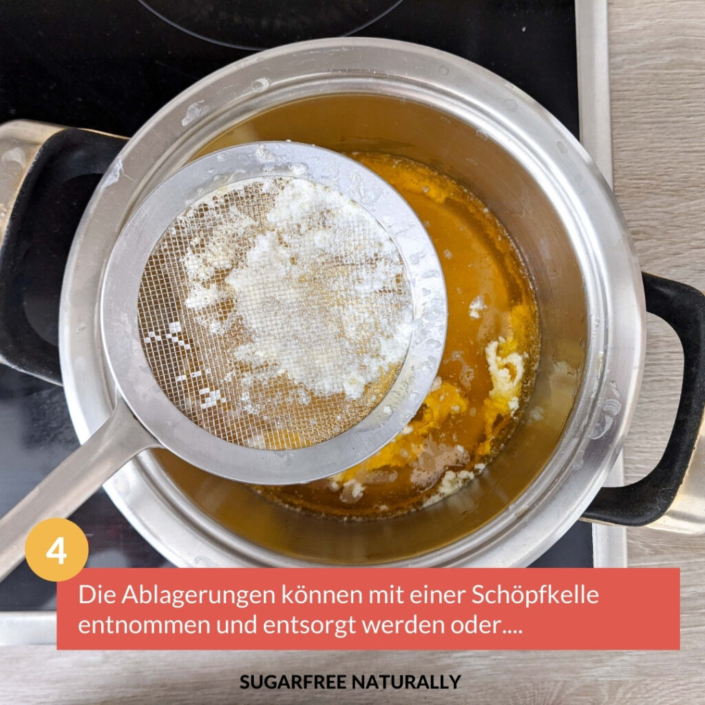 Selbstgemachtes Butterschmalz/Ghee-Schritt 4